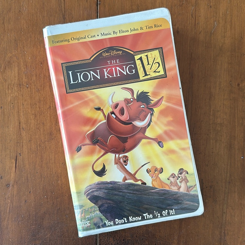 Lion King 1 1/2 VHS
